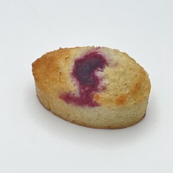 Financier coco framboise