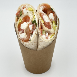 wrap saumon chèvre