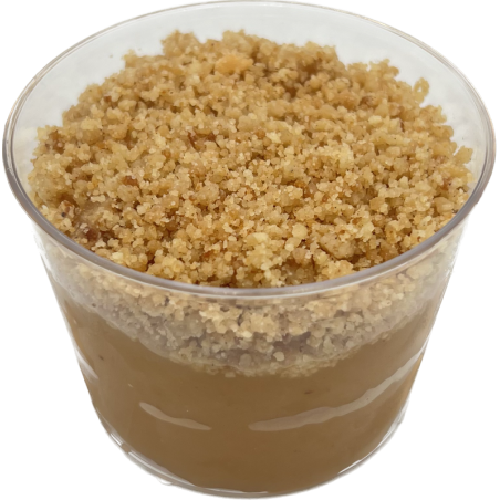 Compote de pomme et crumble