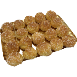 Plateau 20 chouquettes sucre