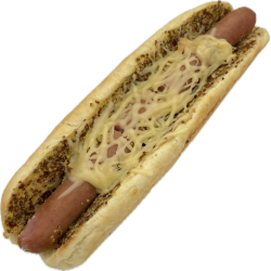 hot-dog moutarde