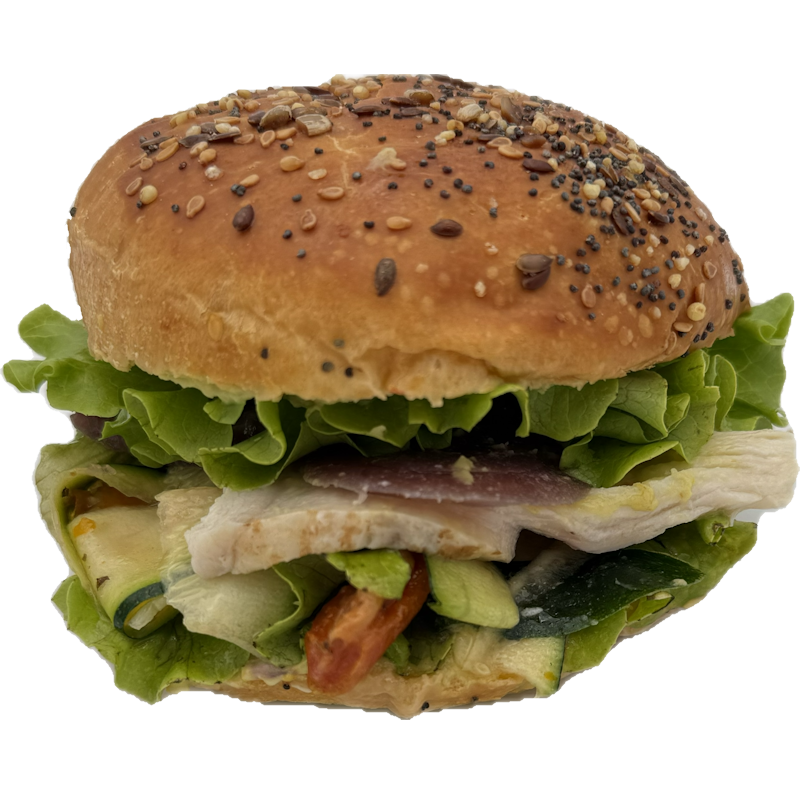 Bun's poulet avocat